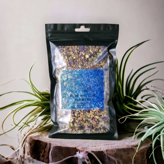 Dried Blue Mallow Flowers 30g